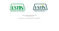 Desktop Screenshot of estin.com.br